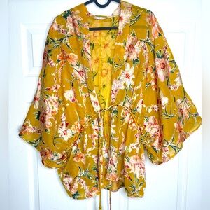 Free People Only in Dreams Burnout Floral one size fits all